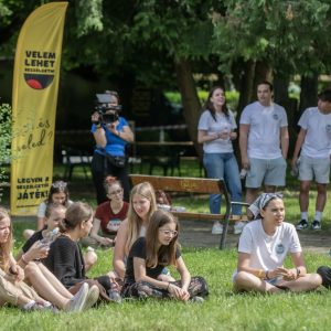 VLB az első szentendrei középiskolások fesztiválján. Fotó: Bácsi Róbert László / Szentendre.hu